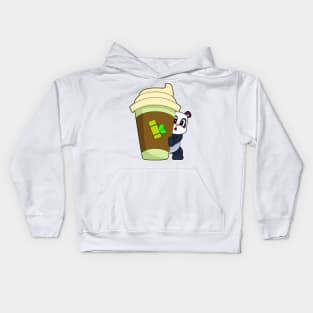 Panda Coffee to go Kids Hoodie